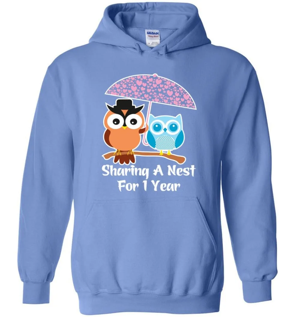 1 Year Wedding Anniversary Gifts Valentine's Day Hoodie