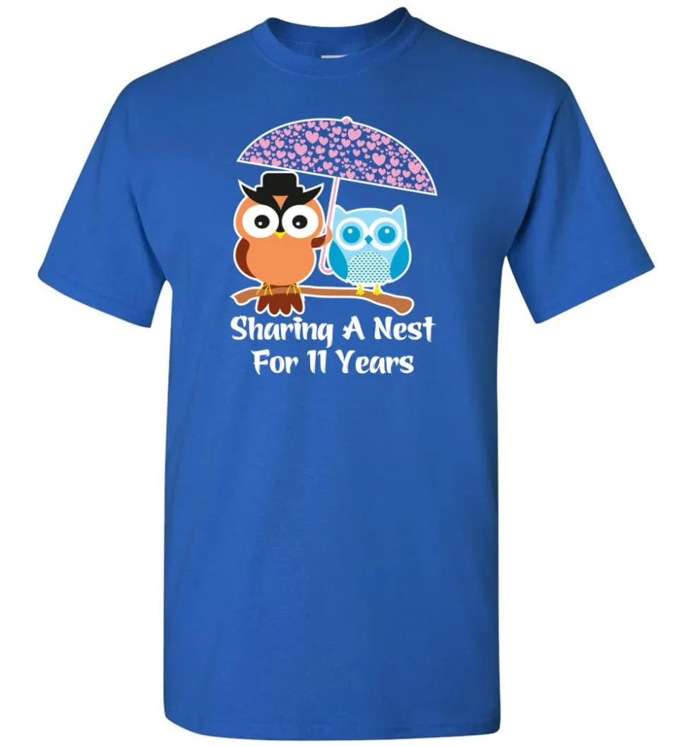 11 Years Wedding Anniversary Gifts Valentine's Day T-Shirt