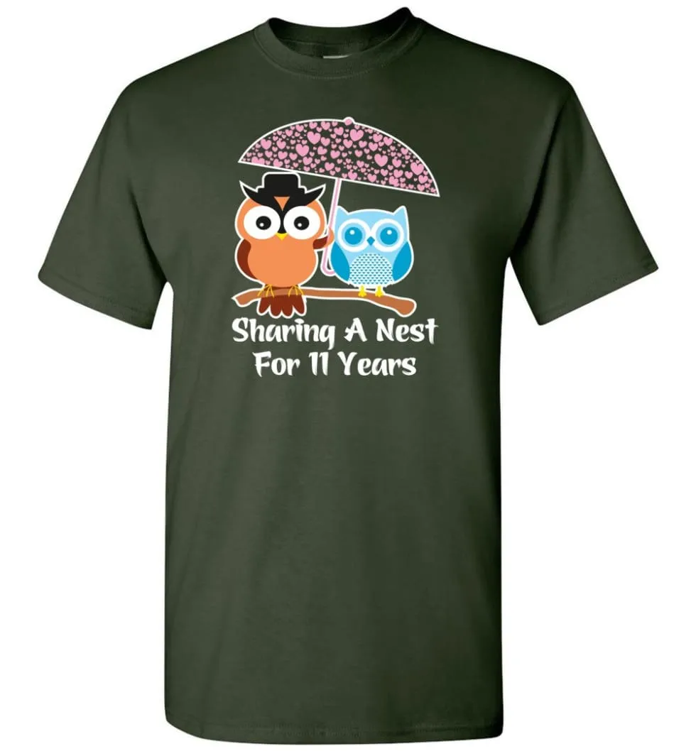 11 Years Wedding Anniversary Gifts Valentine's Day T-Shirt