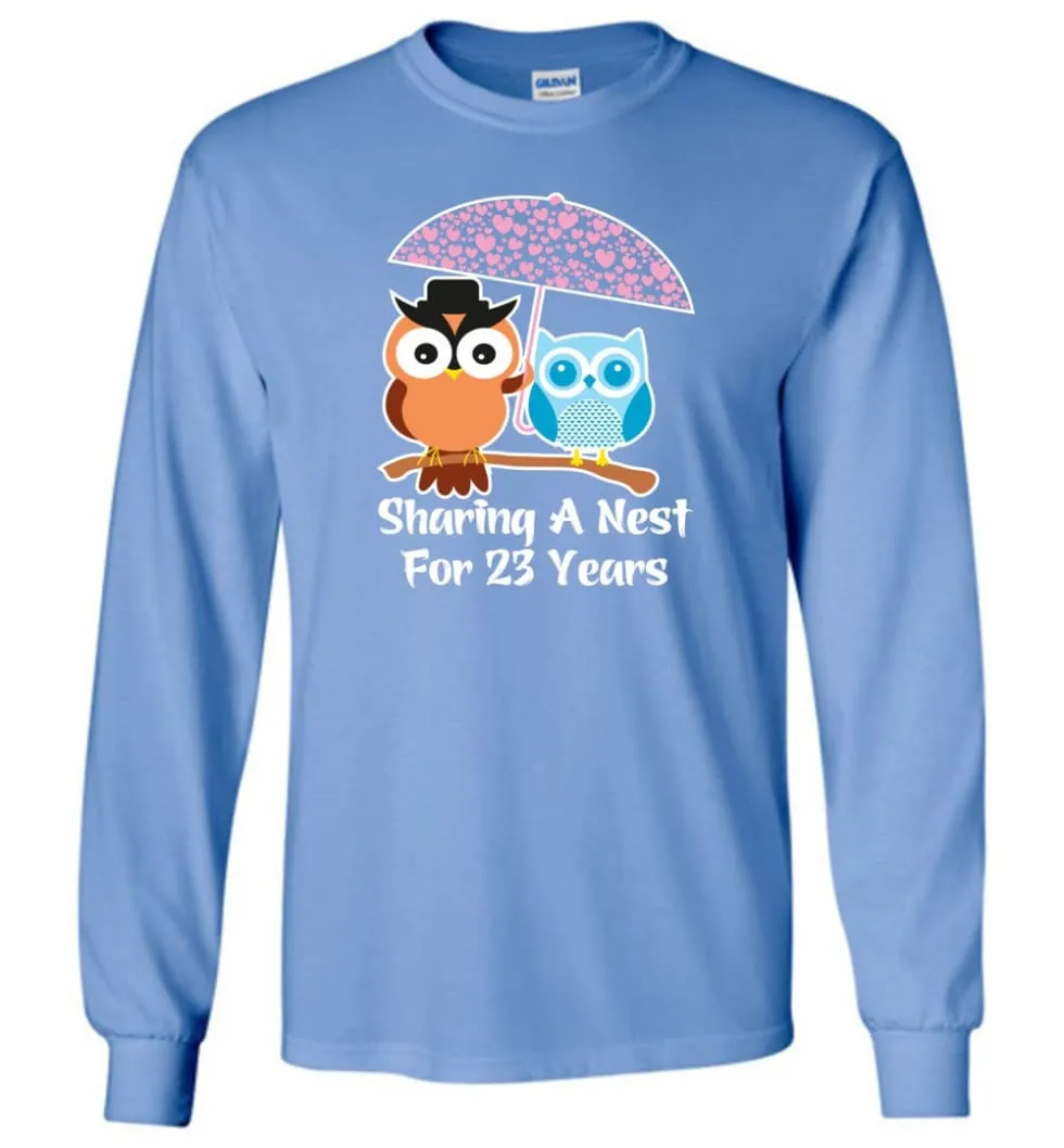 23 Years Wedding Anniversary Gifts Valentine's Day Long Sleeve T-Shirt