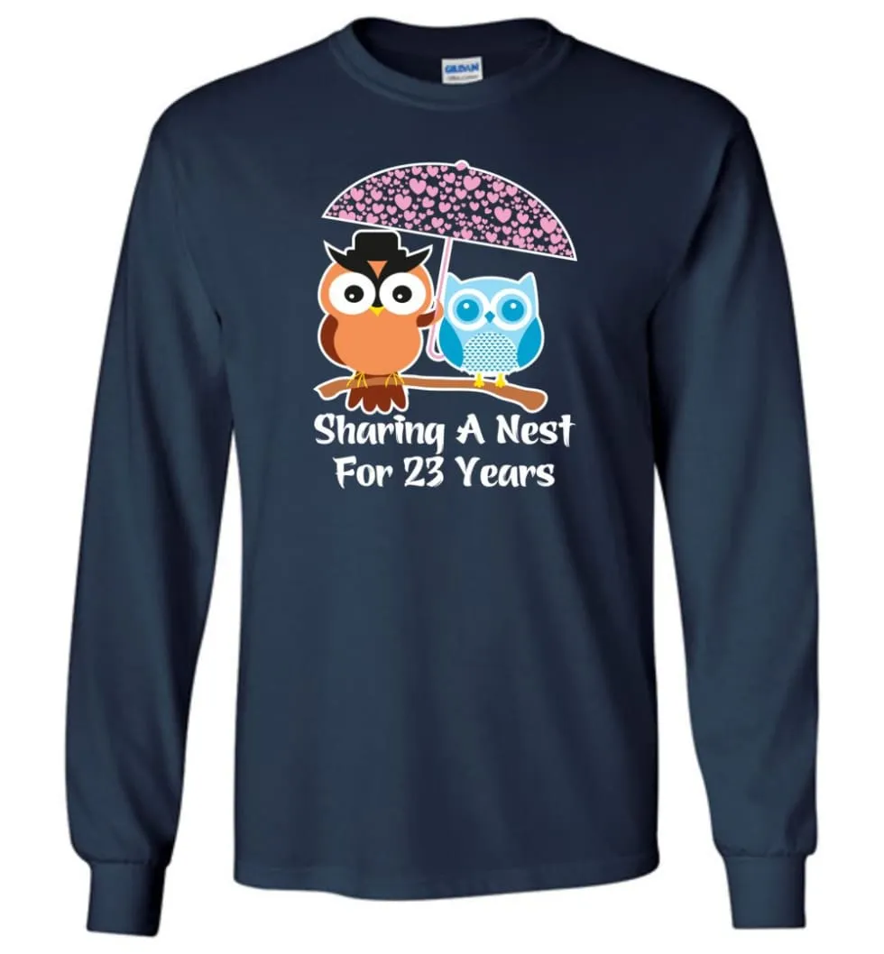 23 Years Wedding Anniversary Gifts Valentine's Day Long Sleeve T-Shirt