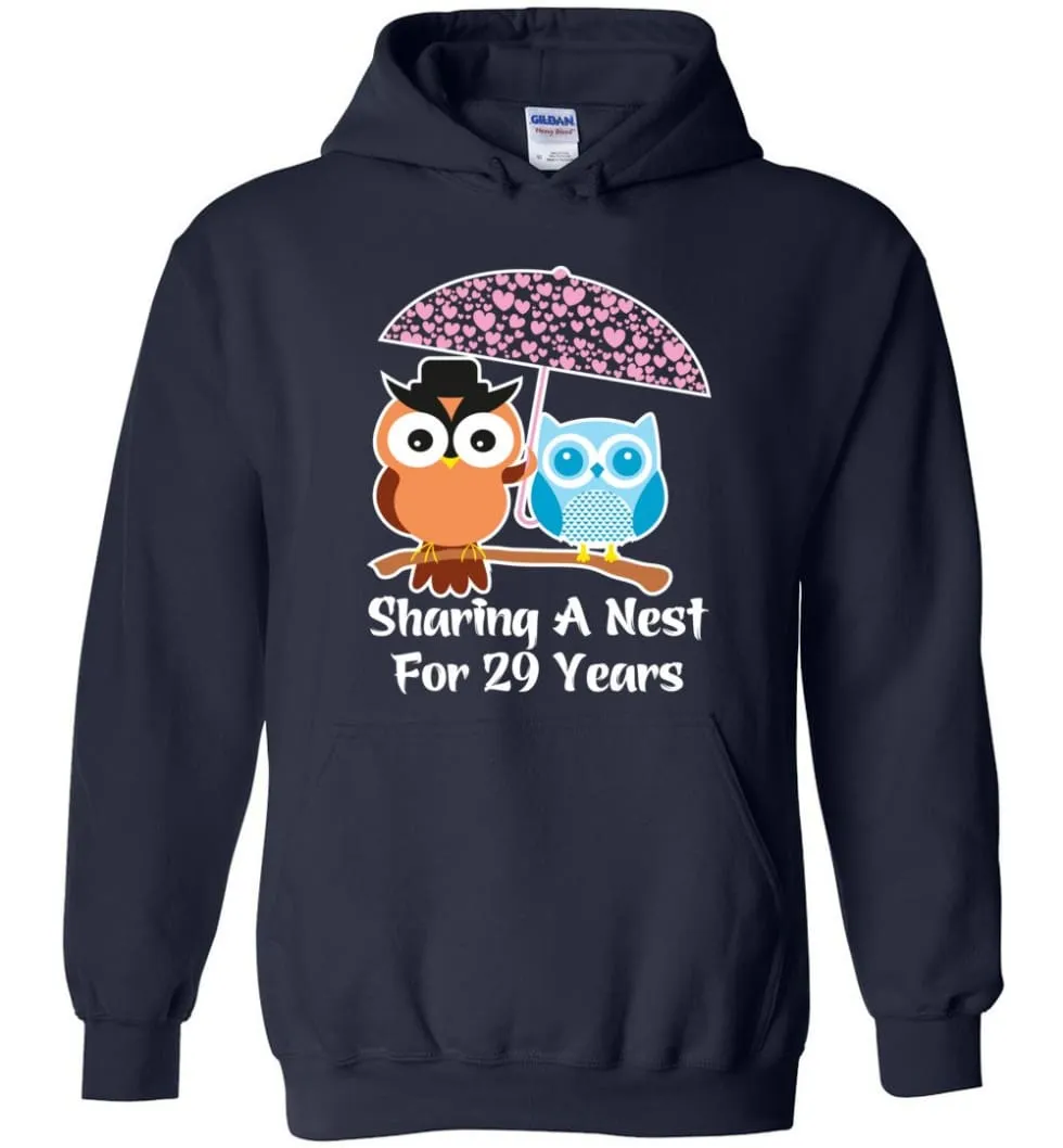 29 Years Wedding Anniversary Gifts Valentine's Day Hoodie