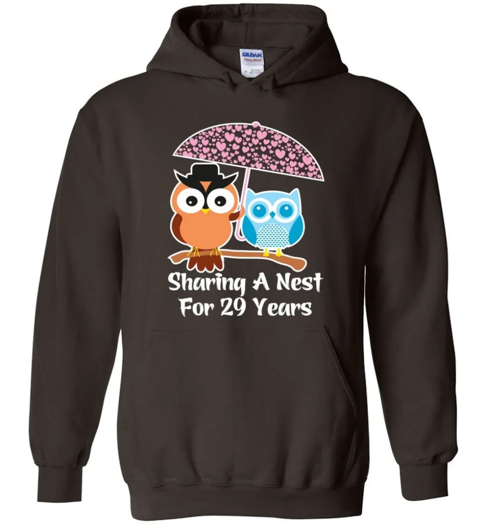 29 Years Wedding Anniversary Gifts Valentine's Day Hoodie