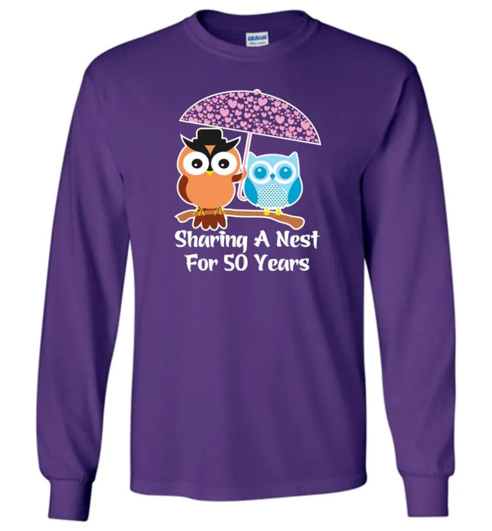 50 Years Wedding Anniversary Gifts Valentine's Day Long Sleeve T-Shirt