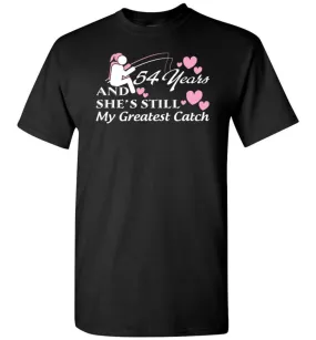 55 Years Anniversary She Still My Greatest Catch T-shirt