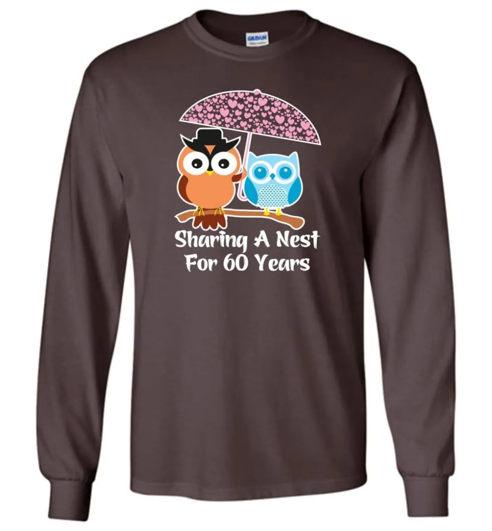 60 Years Wedding Anniversary Gifts Valentine's Day Long Sleeve T-Shirt