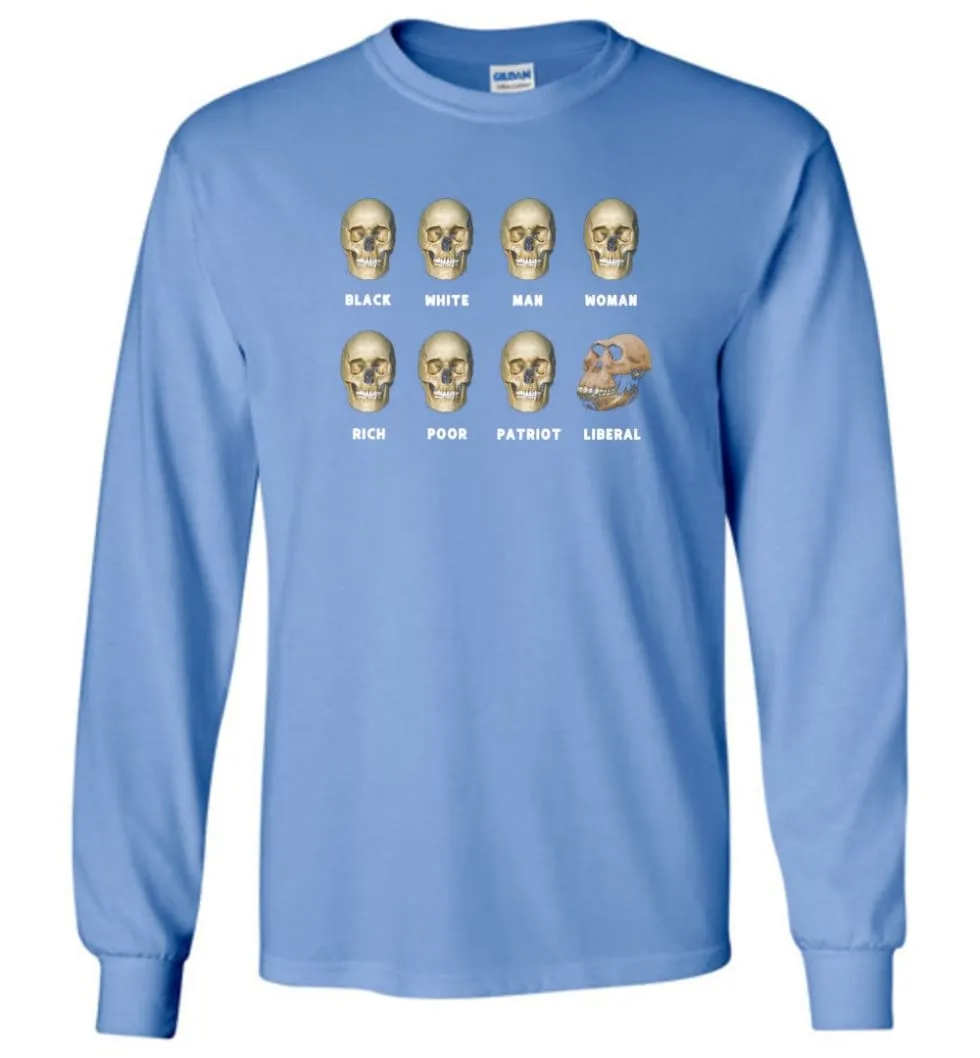 8 Skulls of Modern America Funny Shirt Long Sleeve