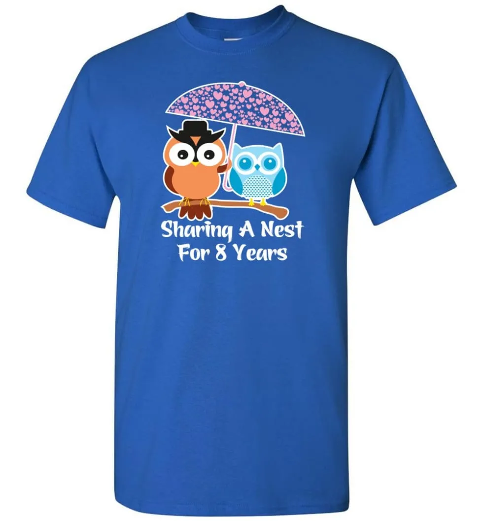 8 Years Wedding Anniversary Gifts Valentine's Day T-shirt