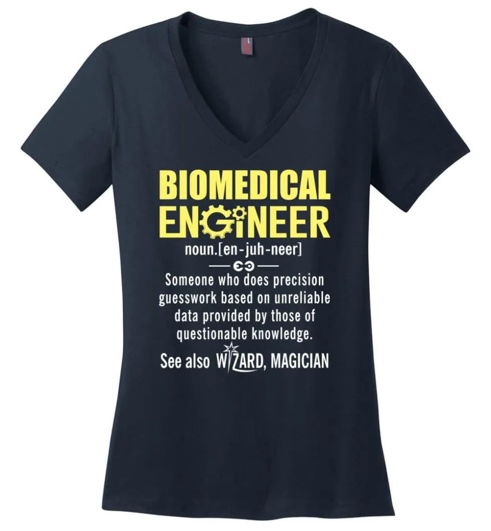 Agricultural Engineer Definition Ladies V-Neck