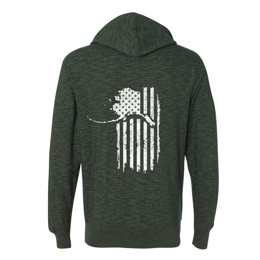 Alaskan Patriot Zip-Up Hoodie