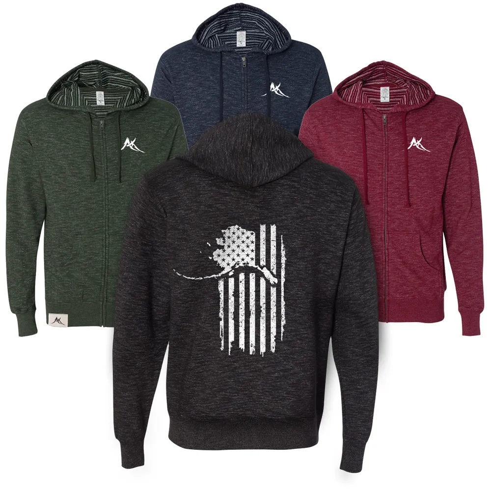 Alaskan Patriot Zip-Up Hoodie