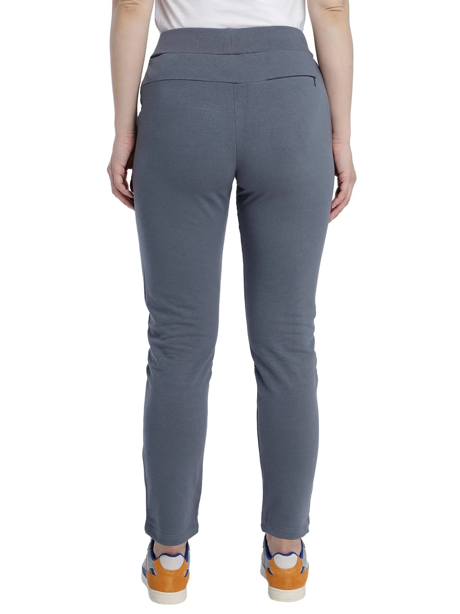 Alben Women Cotton Blue Training Pant