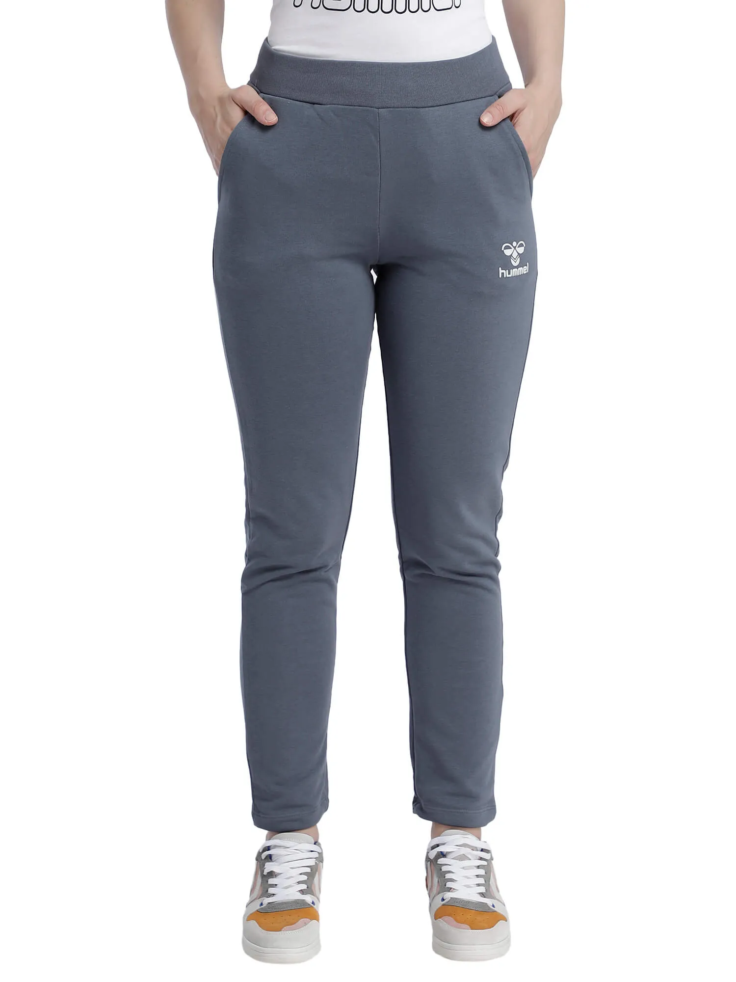 Alben Women Cotton Blue Training Pant