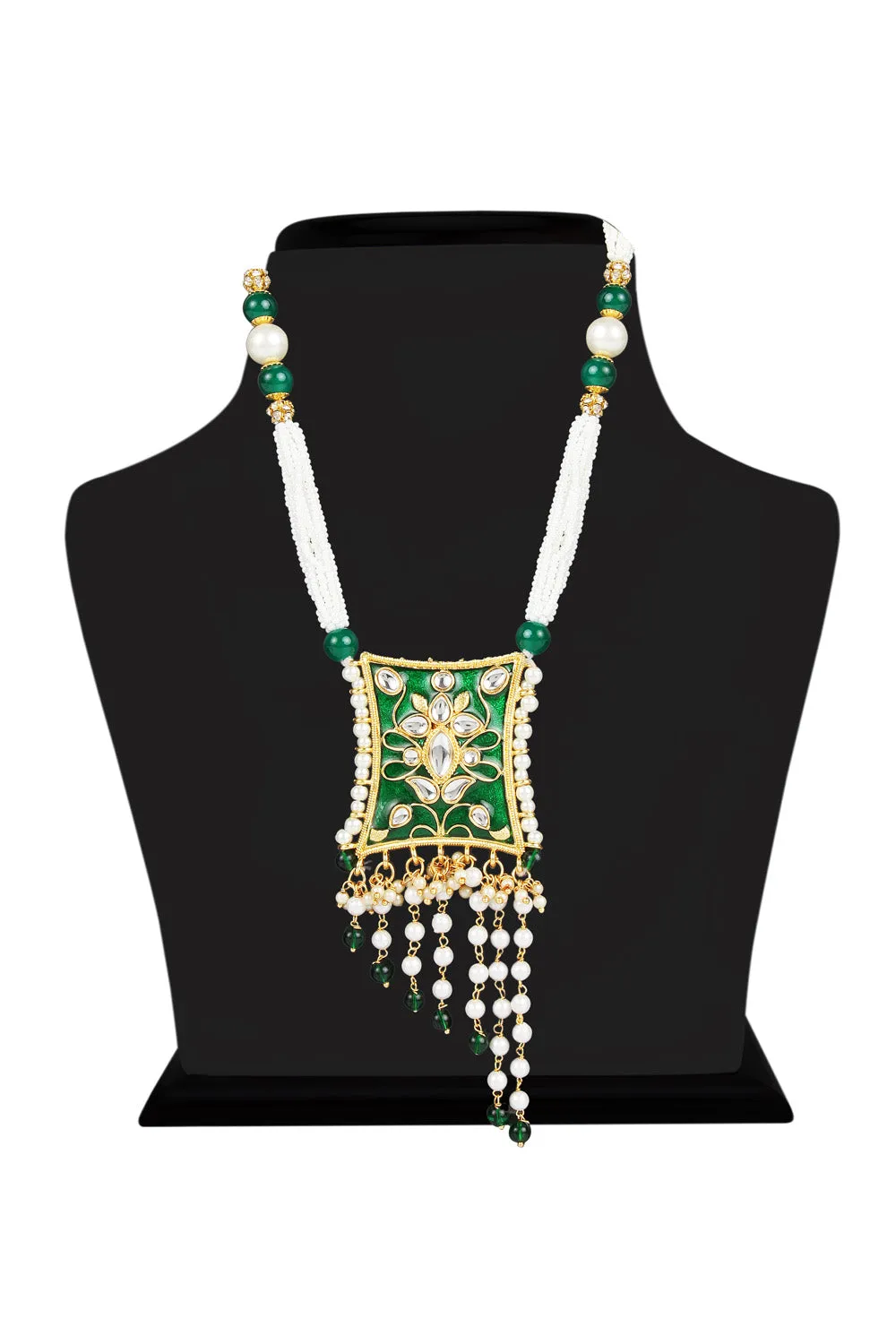 Alloy Necklace Set in Green