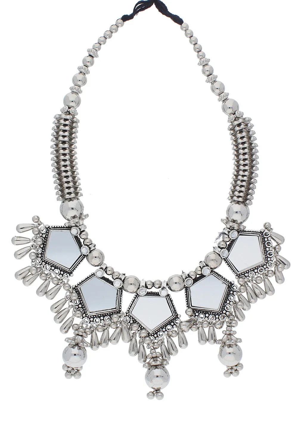 Alloy Necklace Set in Silver