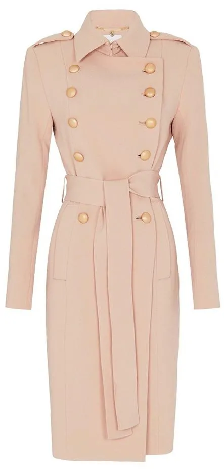 'Andrea' Trench Coat, Pink