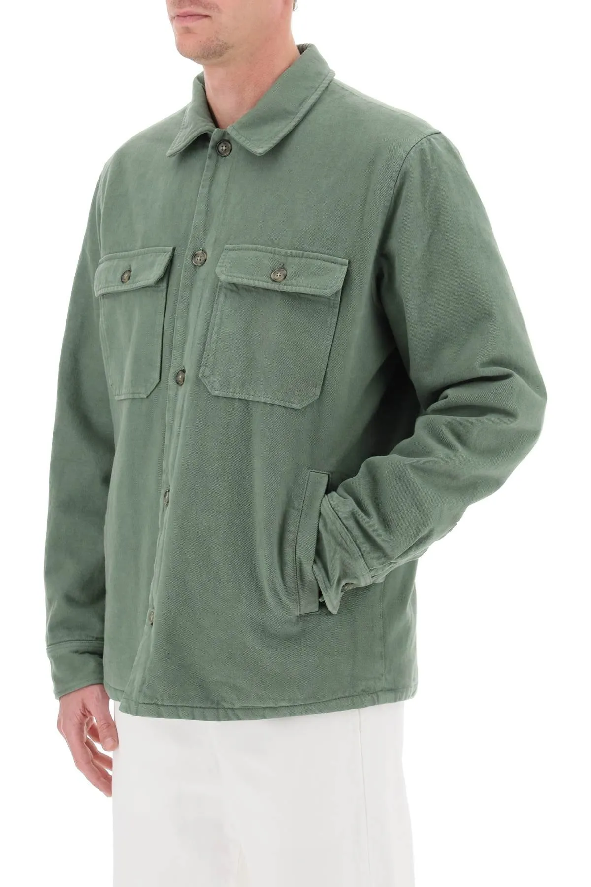 A.P.C. alessio padded overshirt