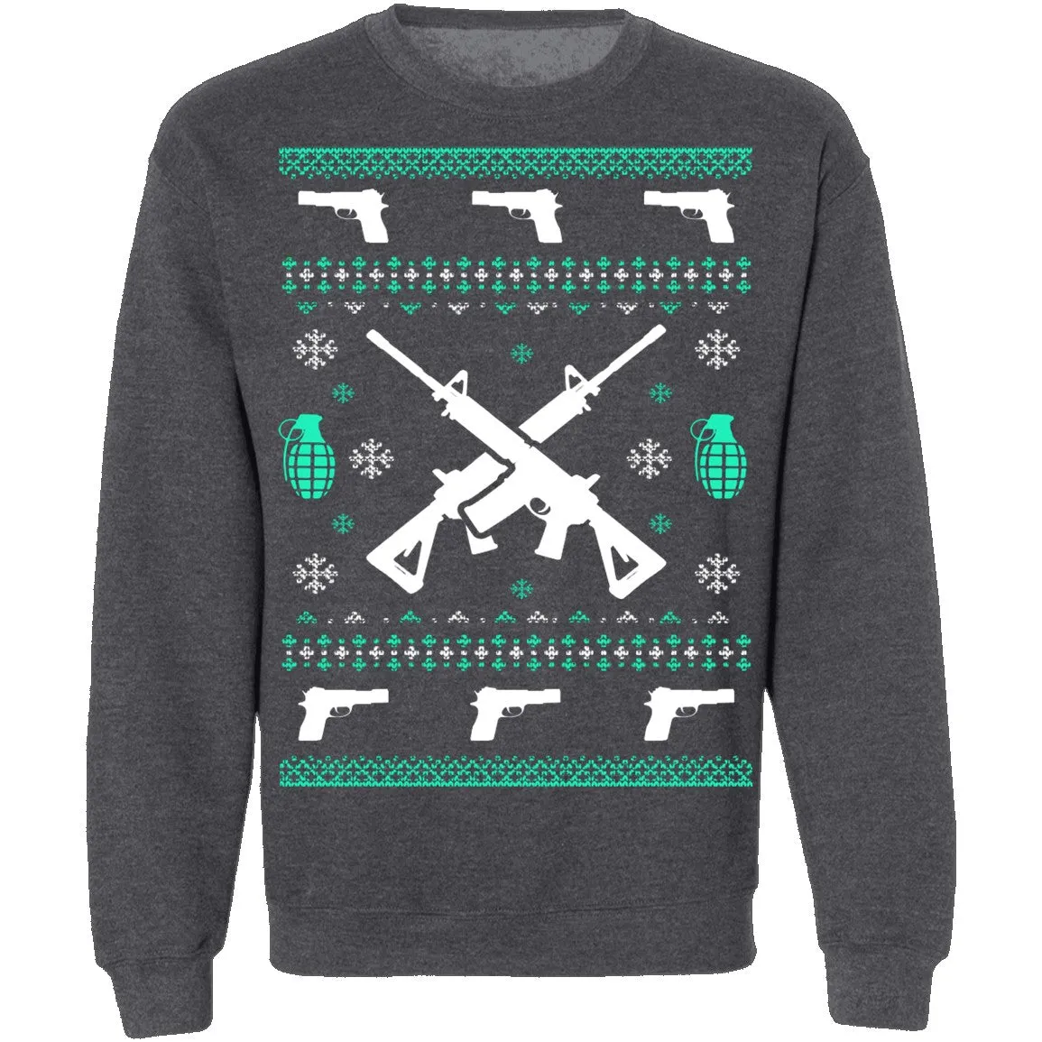 Assault Rifle Ugly Christmas Sweater