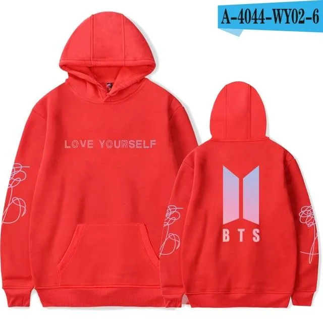 Bangtan Boys Fashion Women and Men Love Yourself Harajuku Cap Sweatshirt