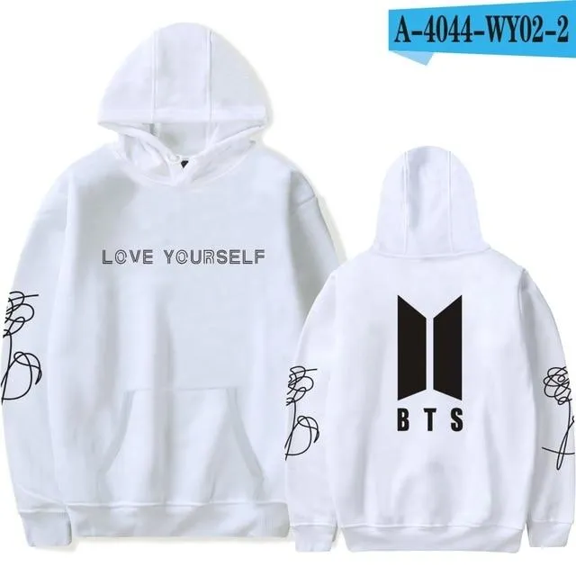 Bangtan Boys Fashion Women and Men Love Yourself Harajuku Cap Sweatshirt