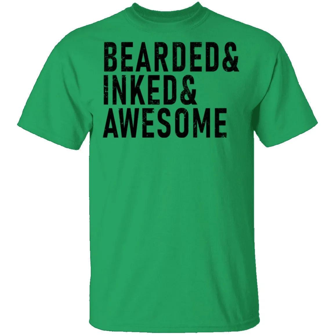 Bearded ' Inked ' Awesome T-Shirt