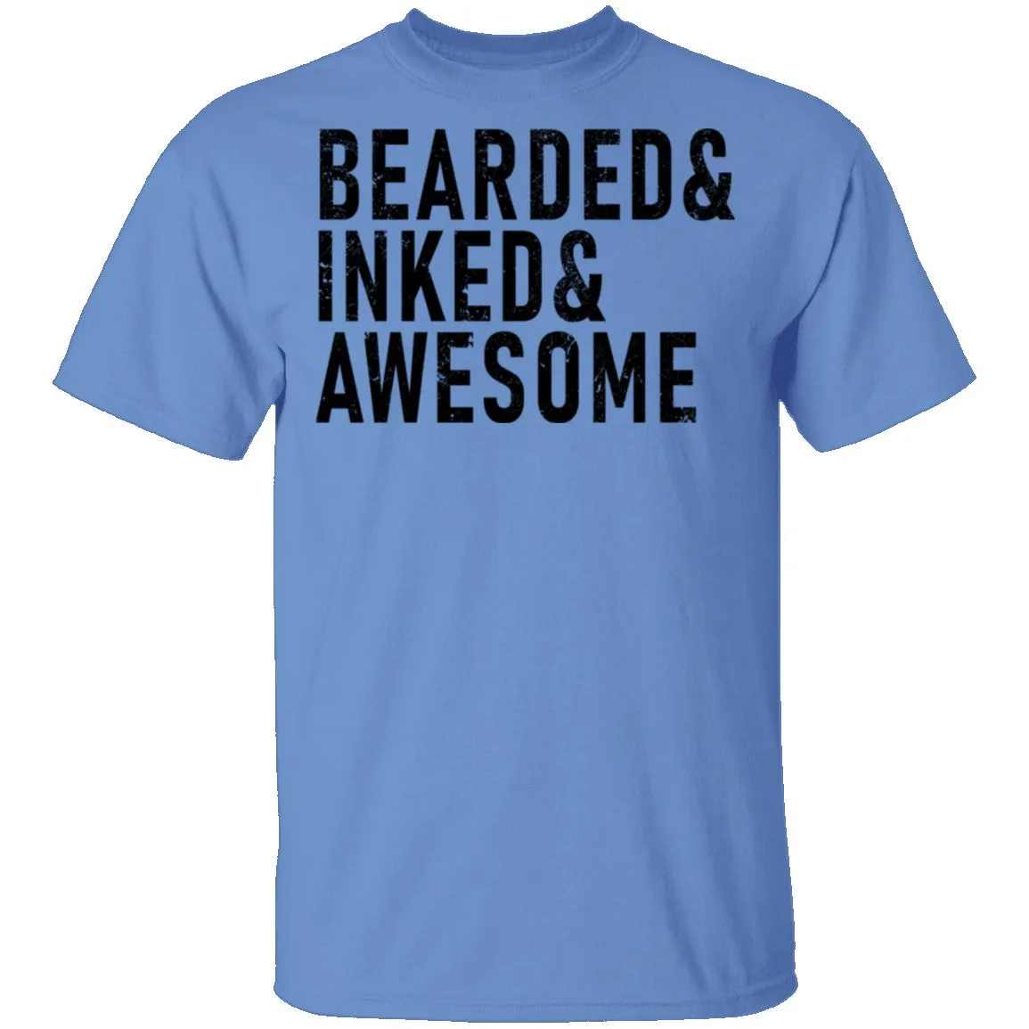 Bearded ' Inked ' Awesome T-Shirt