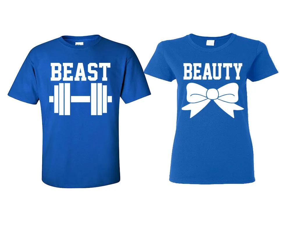 Beast Beauty Couple Matchig T Shirts