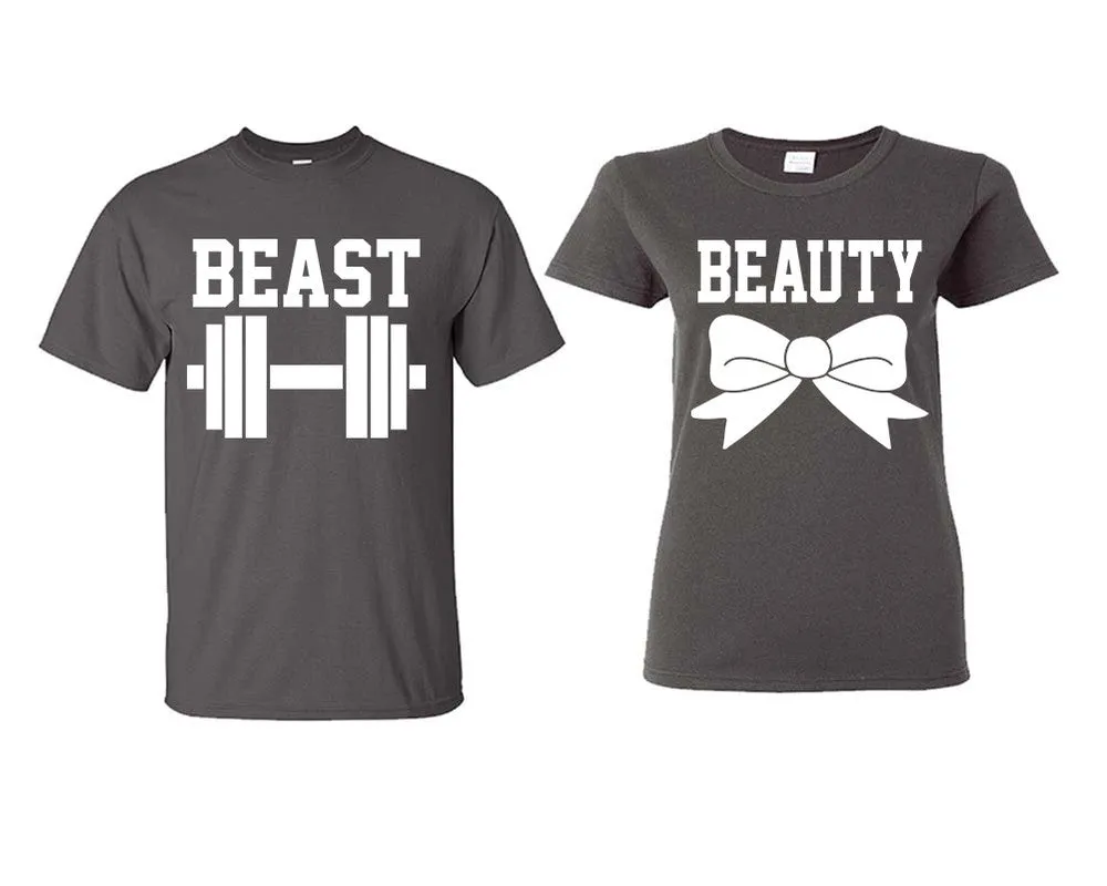 Beast Beauty Couple Matchig T Shirts