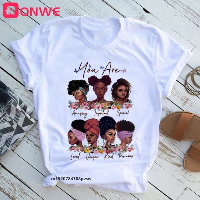 Beautiful Black Queens T-Shirts