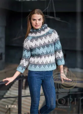 Birta Women Wool Sweater Blue