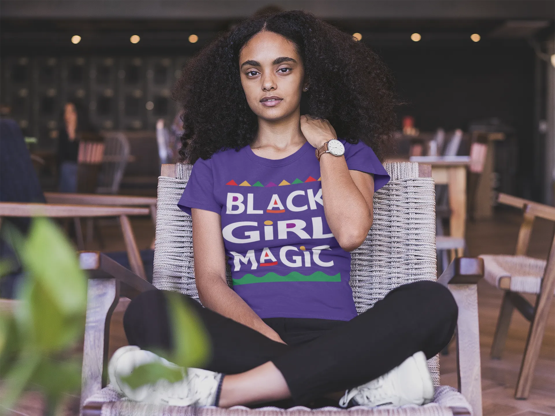 BLM - Black Girl Magic 90's Edition Shirt - Purple