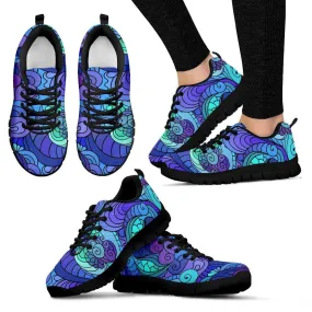 Blue Swirl Festival Women¡¯s Sneaker Shoes