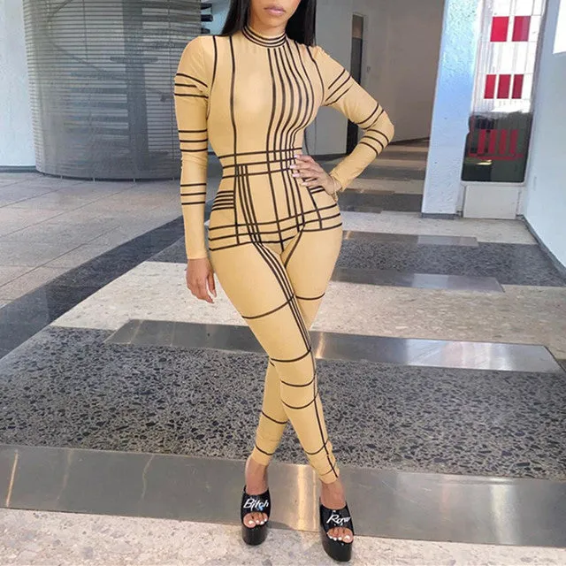 Casual High Elasticity Women Mesh Jumpsuit Romper