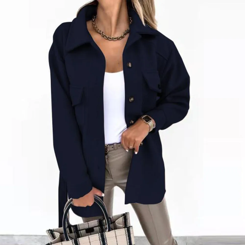 Casual Long Sleeve Shirt Jackets