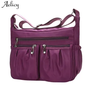 Casual Nylon Bag Shoulder Bags Messenger Multilayer Bag Waterproof