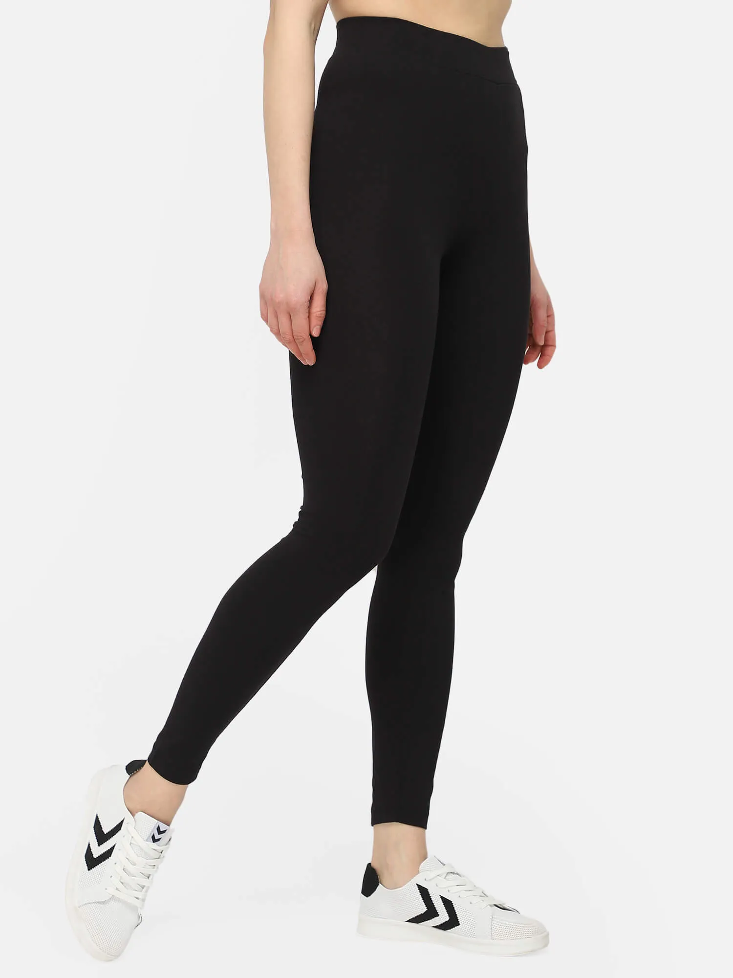 Cate Women Cotton Black Tight