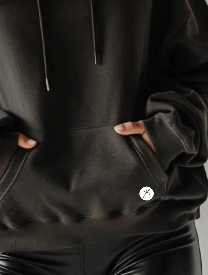 CHERRY POP HOODIE - BLACK