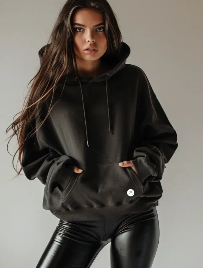 CHERRY POP HOODIE - BLACK