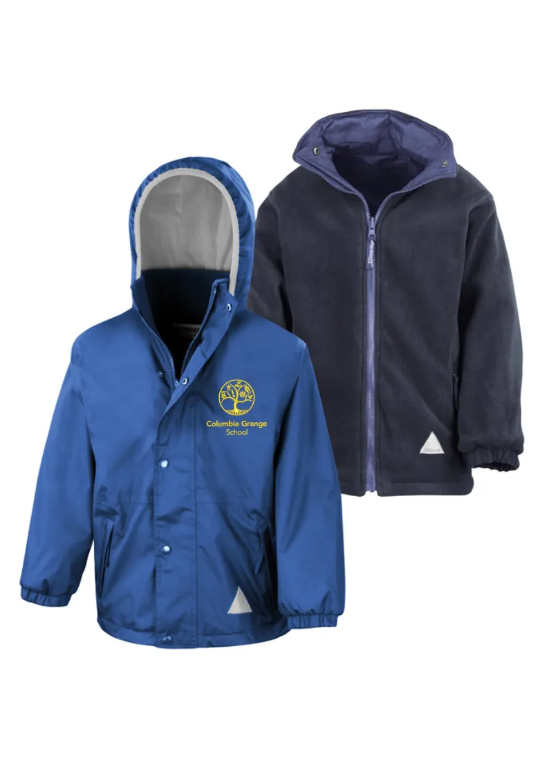 Columbia Grange Primary School Royal Blue Waterproof Coat