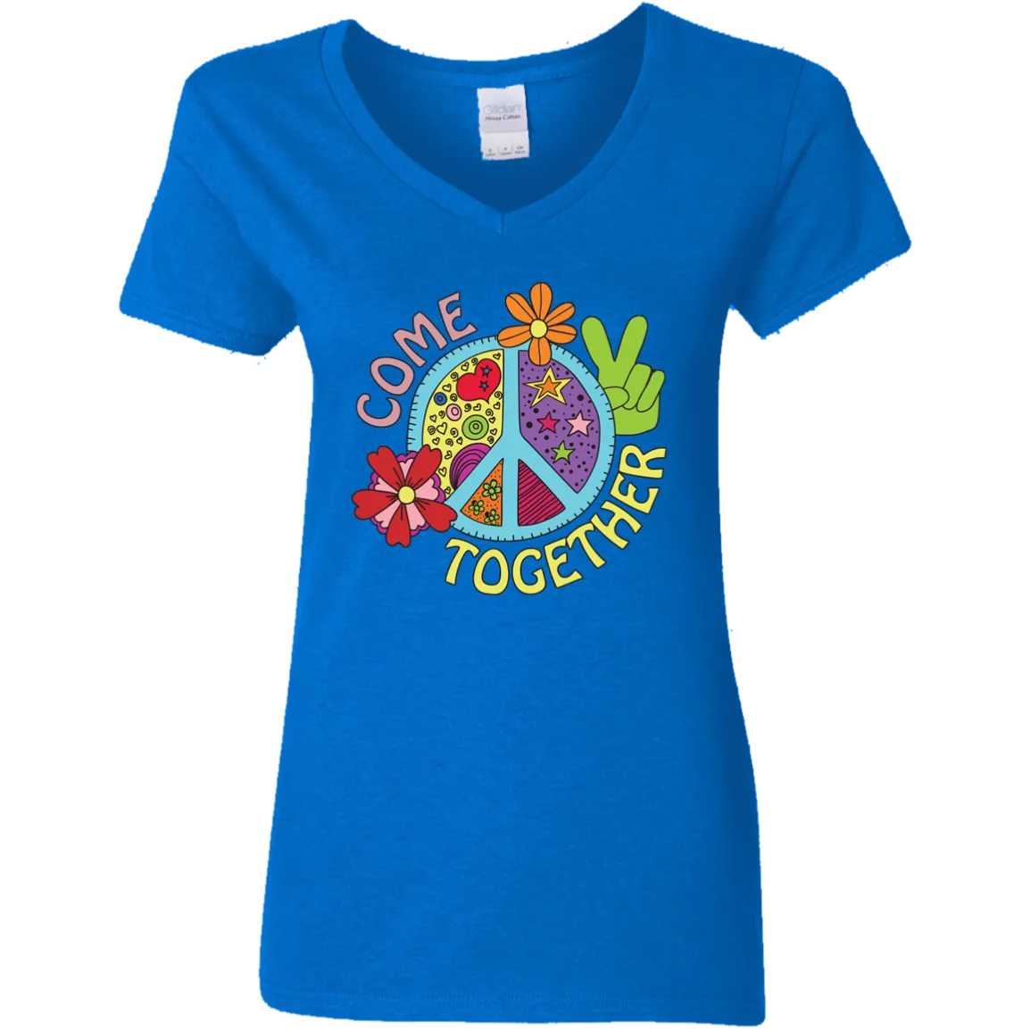 Come Together- V-Neck T-Shirt