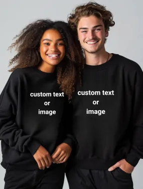 CUSTOM SWEATER - BLACK - UNISEX