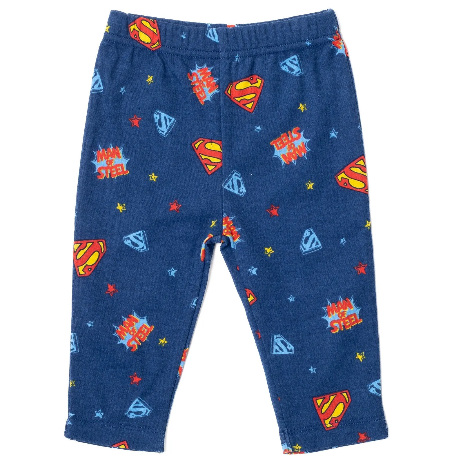 DC Comics Justice League Superman Bodysuit Pants and Hat 3 Piece Outfit Set