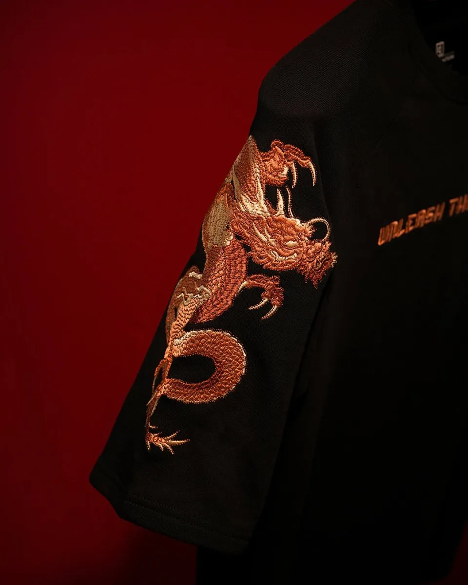 Dragon Embroidered Oversized