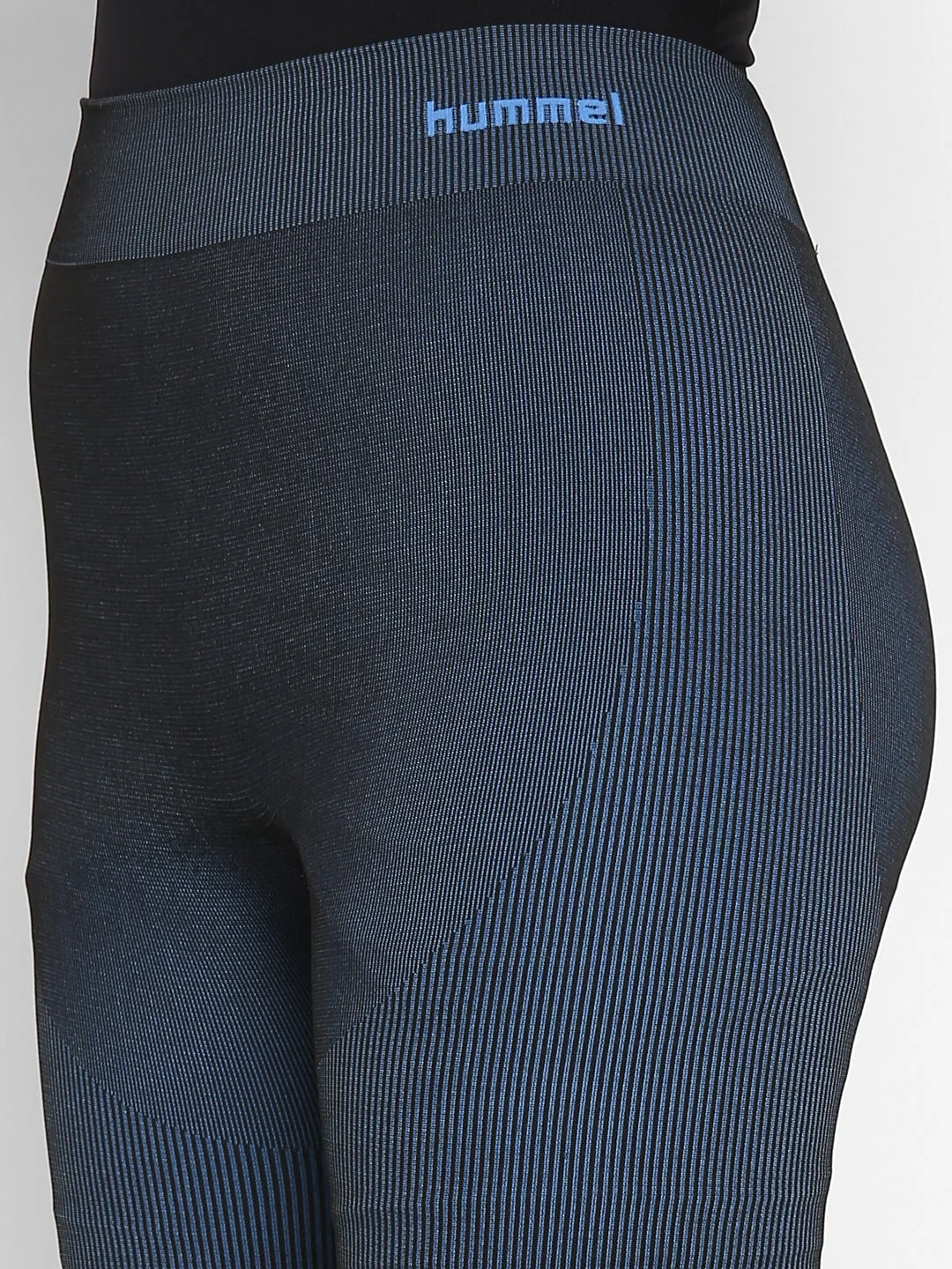 Ella Seamless Women Blue Tight