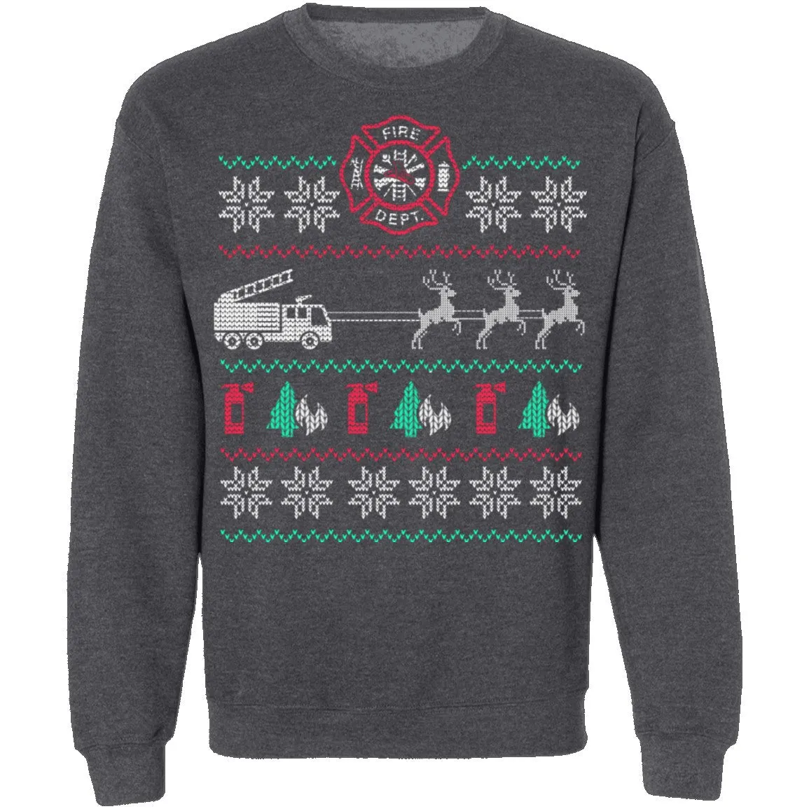 Fire Engine Ugly Christmas Sweater