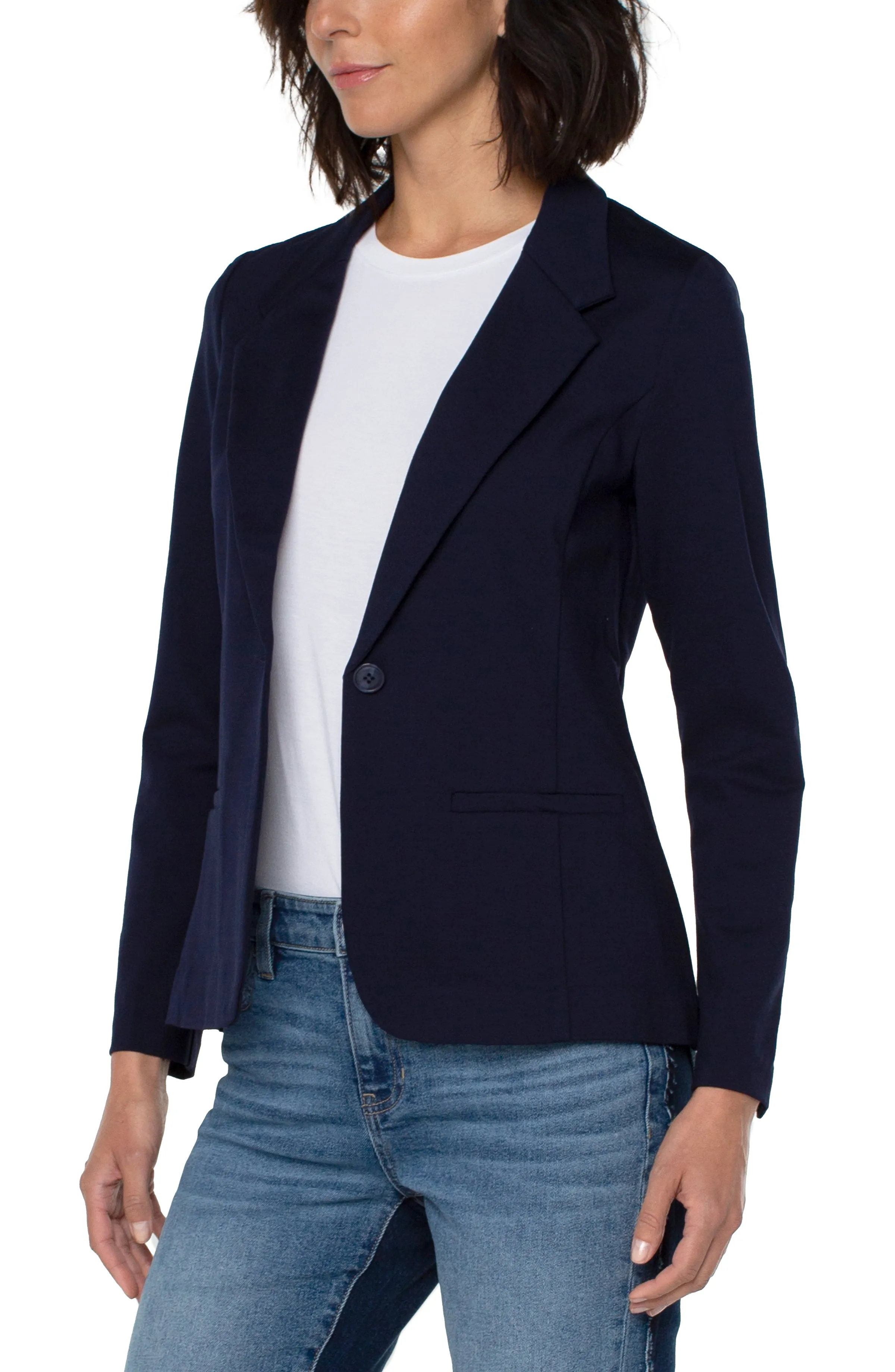 FITTED BLAZER SUPER STRETCH PONTE