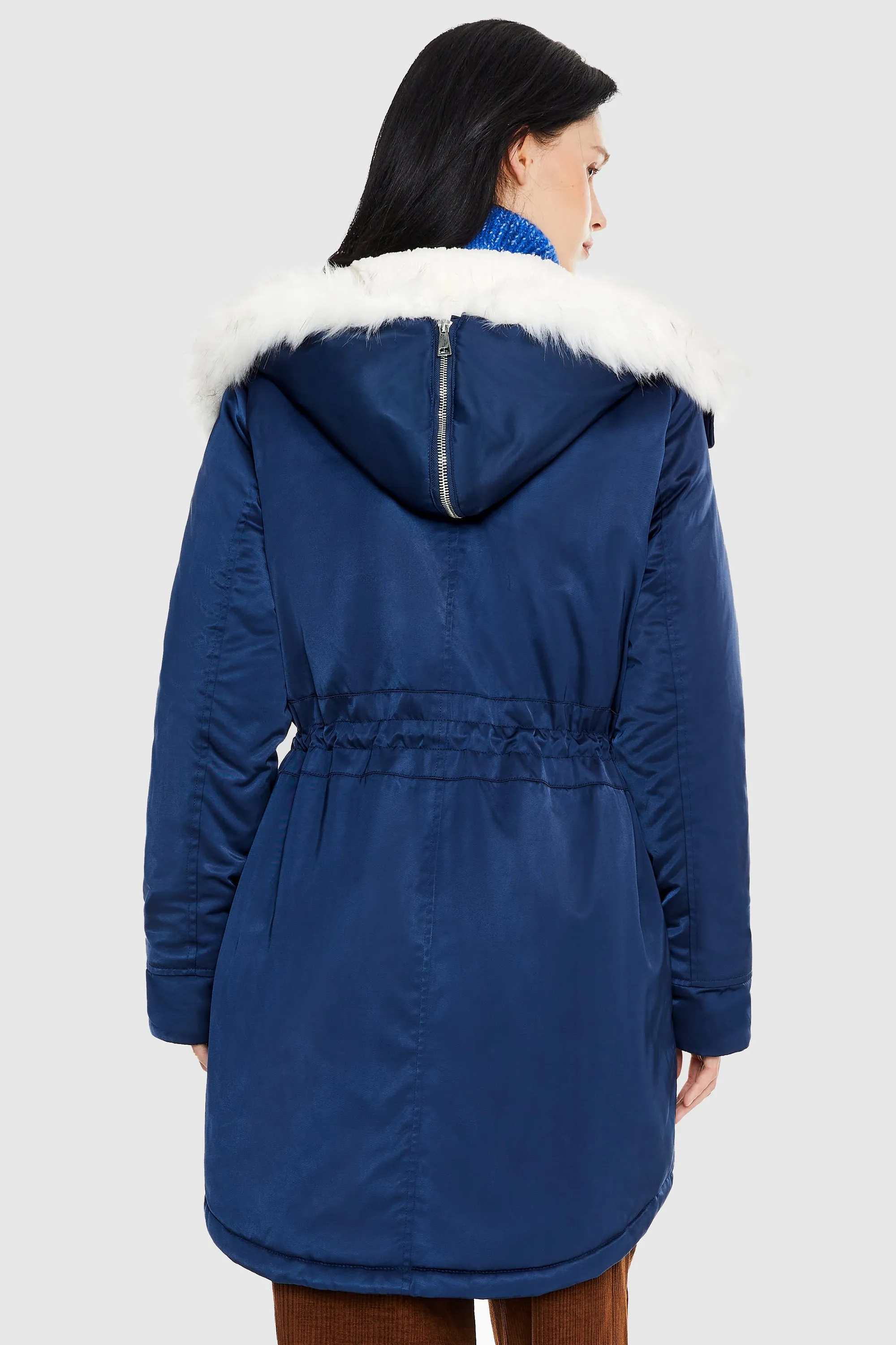 Fleece Lined Hooded Winter Parka