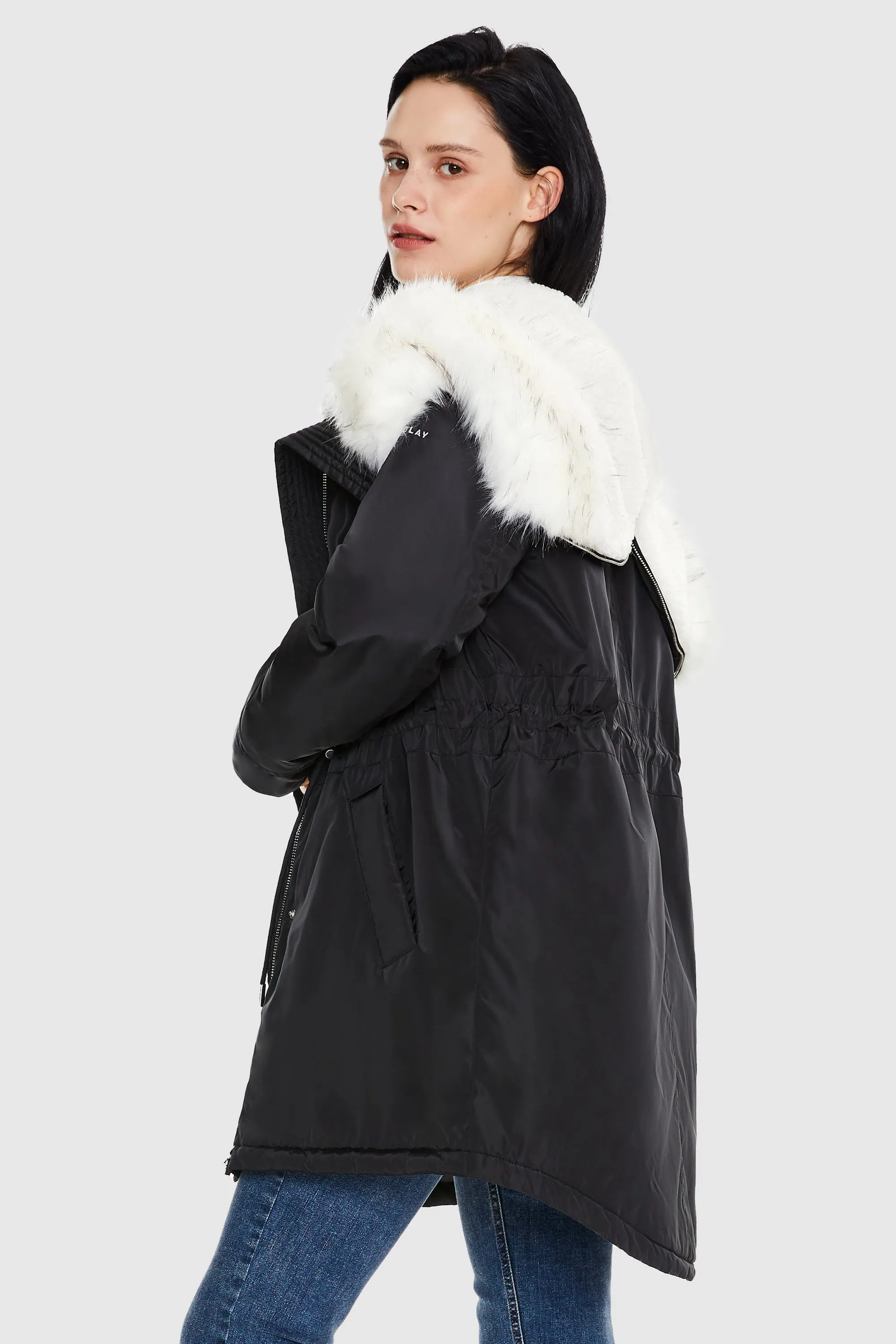 Fleece Lined Hooded Winter Parka