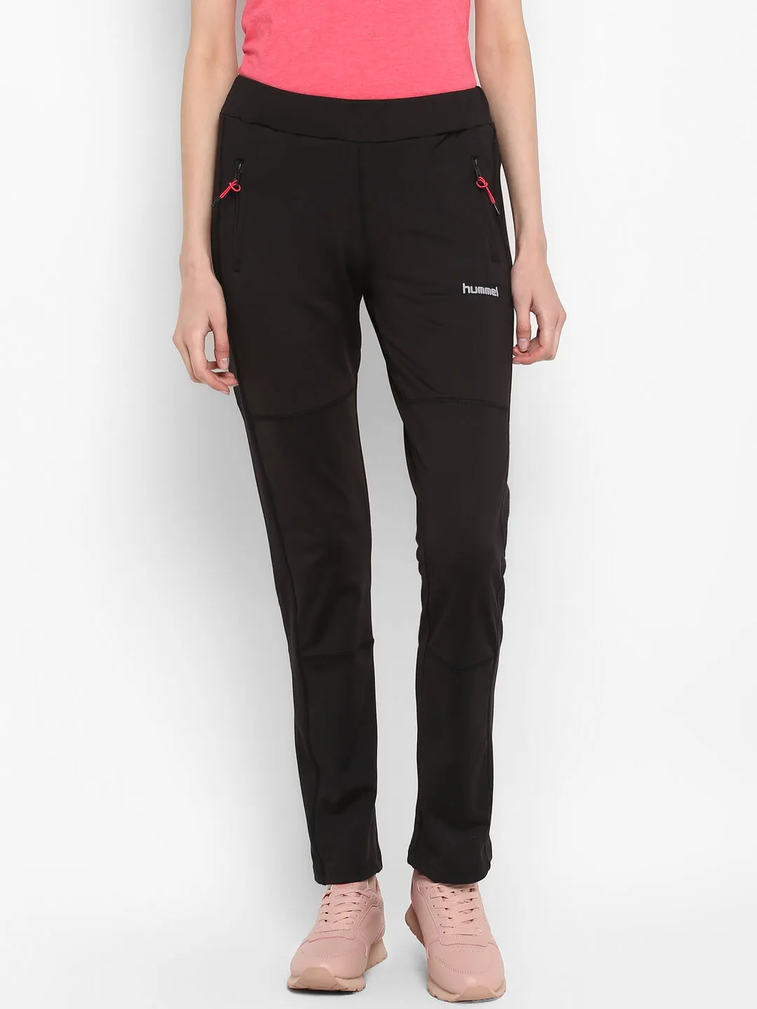 Garnet Women Polyester Black Training Pant