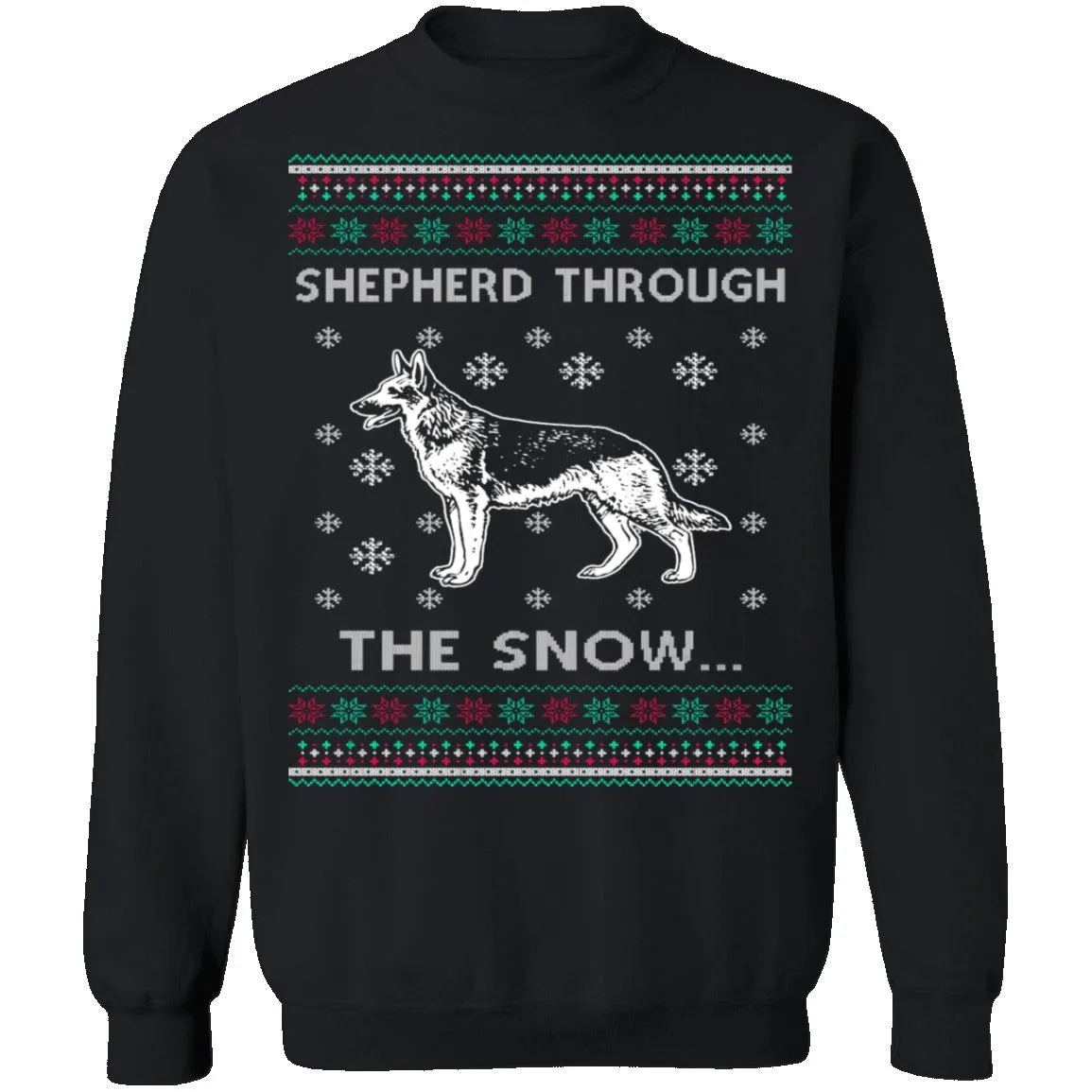 German Shepherd Ugly Christmas Sweater